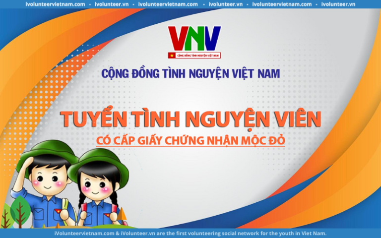 Cộng Đồng Tình Nguyện Việt Nam VNV Tuyển Tình Nguyện Viên Thiết Kế Có