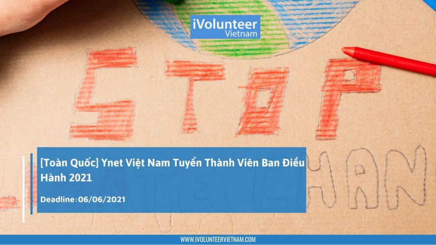 [Toàn Quốc] YNET Việt Nam Tuyển Thành Viên Ban Điều Hành 2021