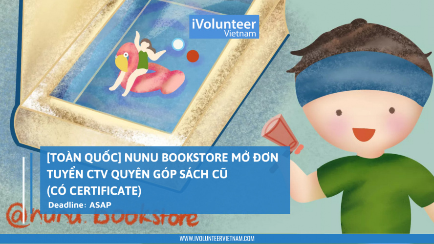 [Toàn Quốc] Nunu Bookstore Mở Đơn Tuyển CTV Quyên Góp ...