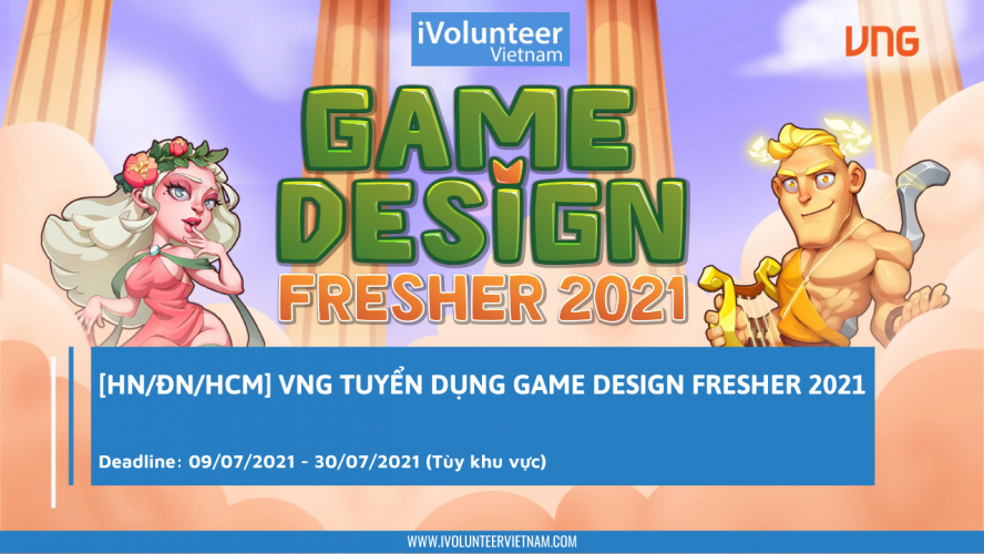 [HN/ĐN/HCM] VNG Tuyển Dụng Game Design Fresher 2021