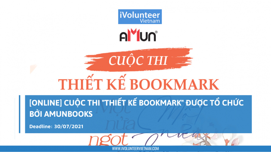 [Online] Cuộc Thi “Thiết Kế Bookmark” Được Tổ Chức Bởi Amunbooks