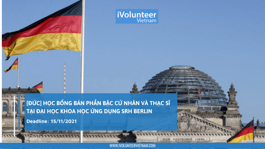 [Đức] Học Bổng Bán Phần Bậc Cử Nhân Và Thạc Sĩ Tại Đại Học Khoa Học Ứng Dụng SRH Berlin