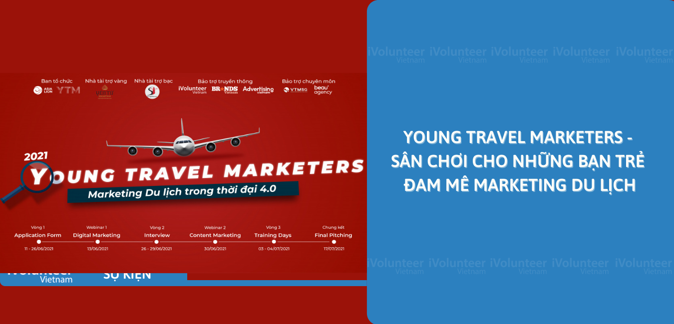 [Bảo Trợ Truyền Thông] Young Travel Marketers - Sân Chơi Cho Những Bạn Trẻ Đam Mê Marketing Du Lịch