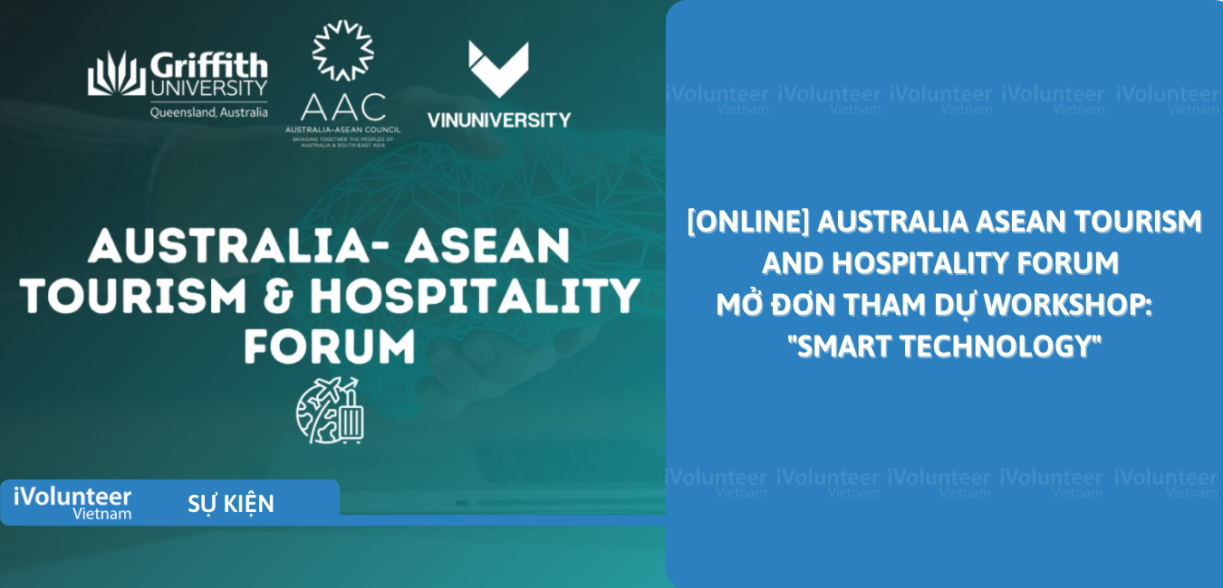 [Online] Australia ASEAN Tourism and Hospitality Forum Mở Đơn Tham Dự Workshop: 
