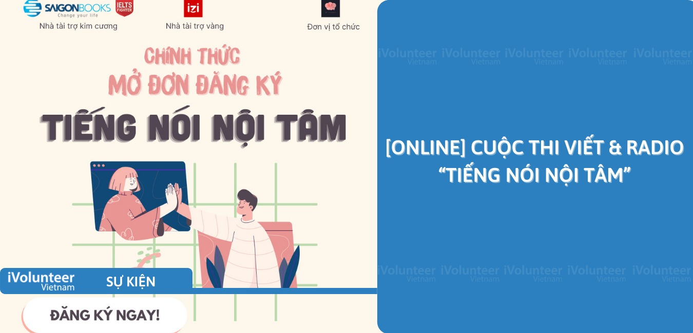 Online] Cuộc Thi Viết & Radio “Tiếng Nói Nội Tâm” - iVolunteer Vietnam