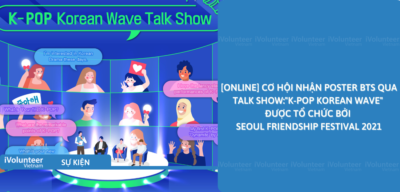 [Online] Cơ Hội Nhận Poster BTS Qua Talk Show: