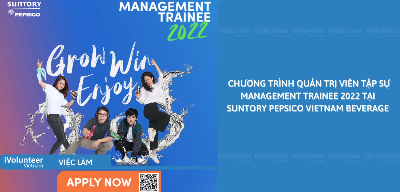 [Toàn Quốc] Chương Trình Quản Trị Viên Tập Sự Management Trainee 2022 Tại Suntory PepsiCo Vietnam Beverage