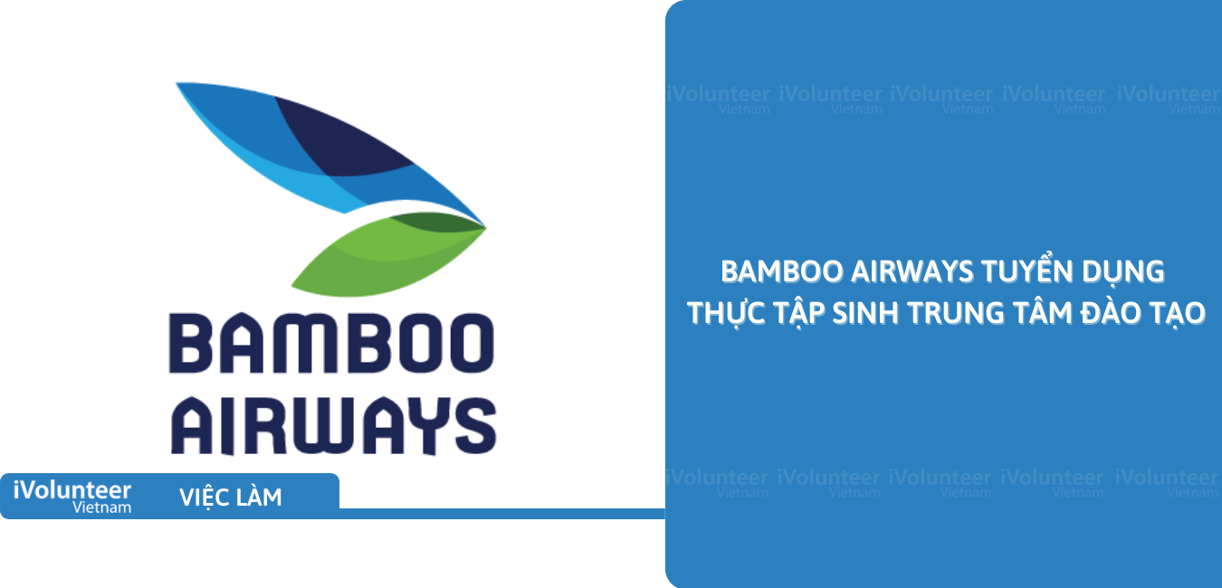 [HN] Bamboo Airways Tuyển Dụng Thực Tập Sinh Trung Tâm Đào Tạo