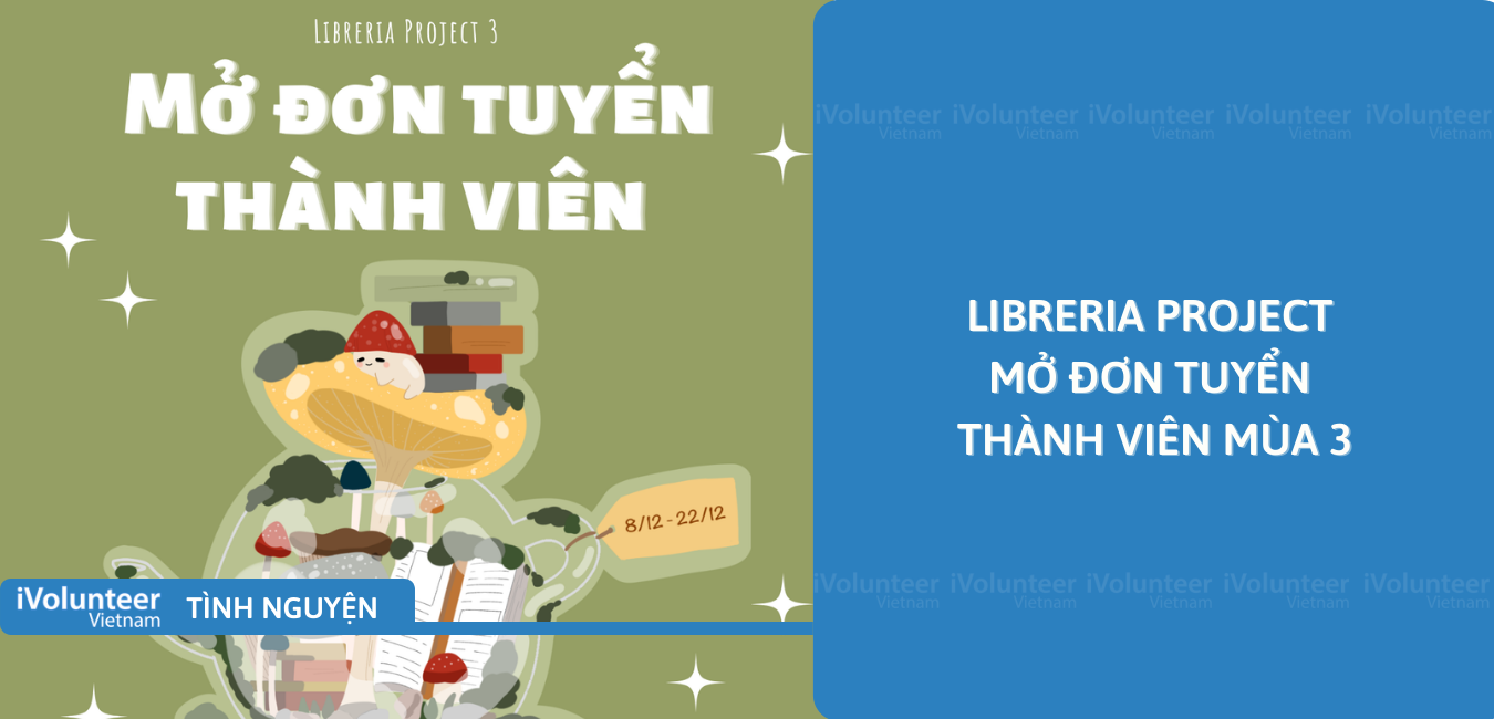 [HN] Libreria Project Mở Đơn Tuyển Thành Viên Mùa 3