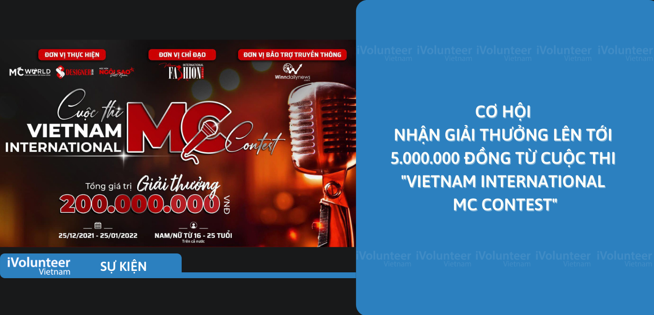 [Toàn Quốc] Cơ Hội Nhận Giải Thưởng Lên Tới 5.000.000 Đồng Từ Cuộc Thi 