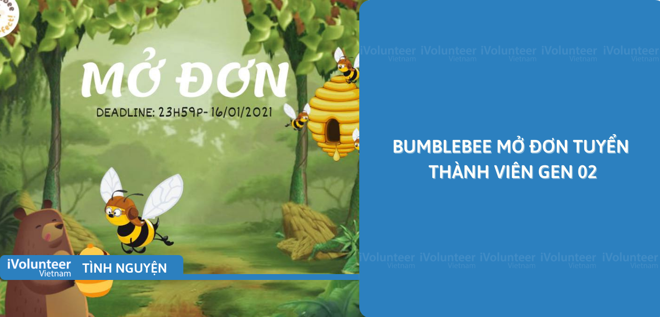 [Toàn Quốc] BumbleBee Mở Đơn Tuyển Thành Viên Gen 02