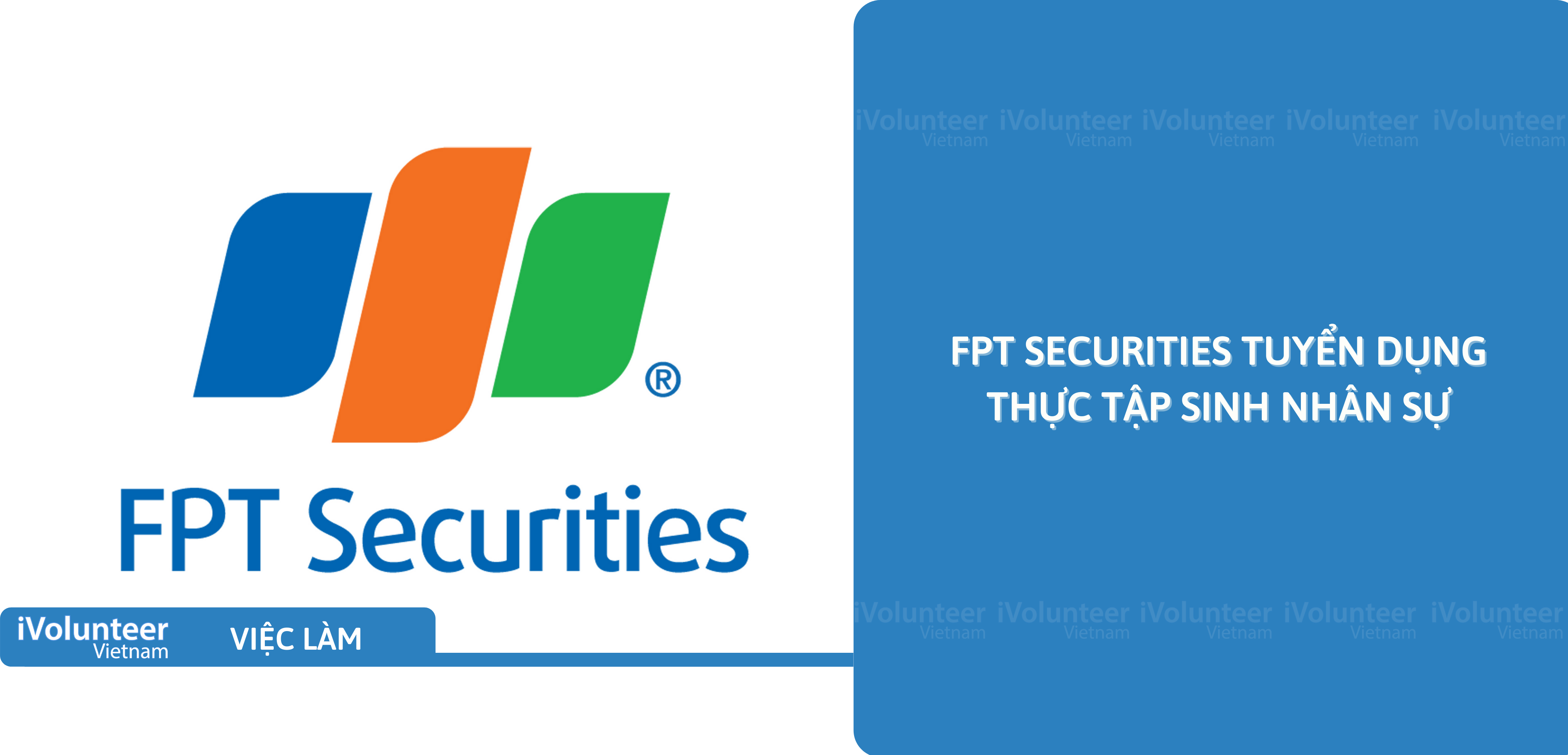 [TP.HCM] FPT Securities Tuyển Dụng Thực Tập Sinh Nhân Sự