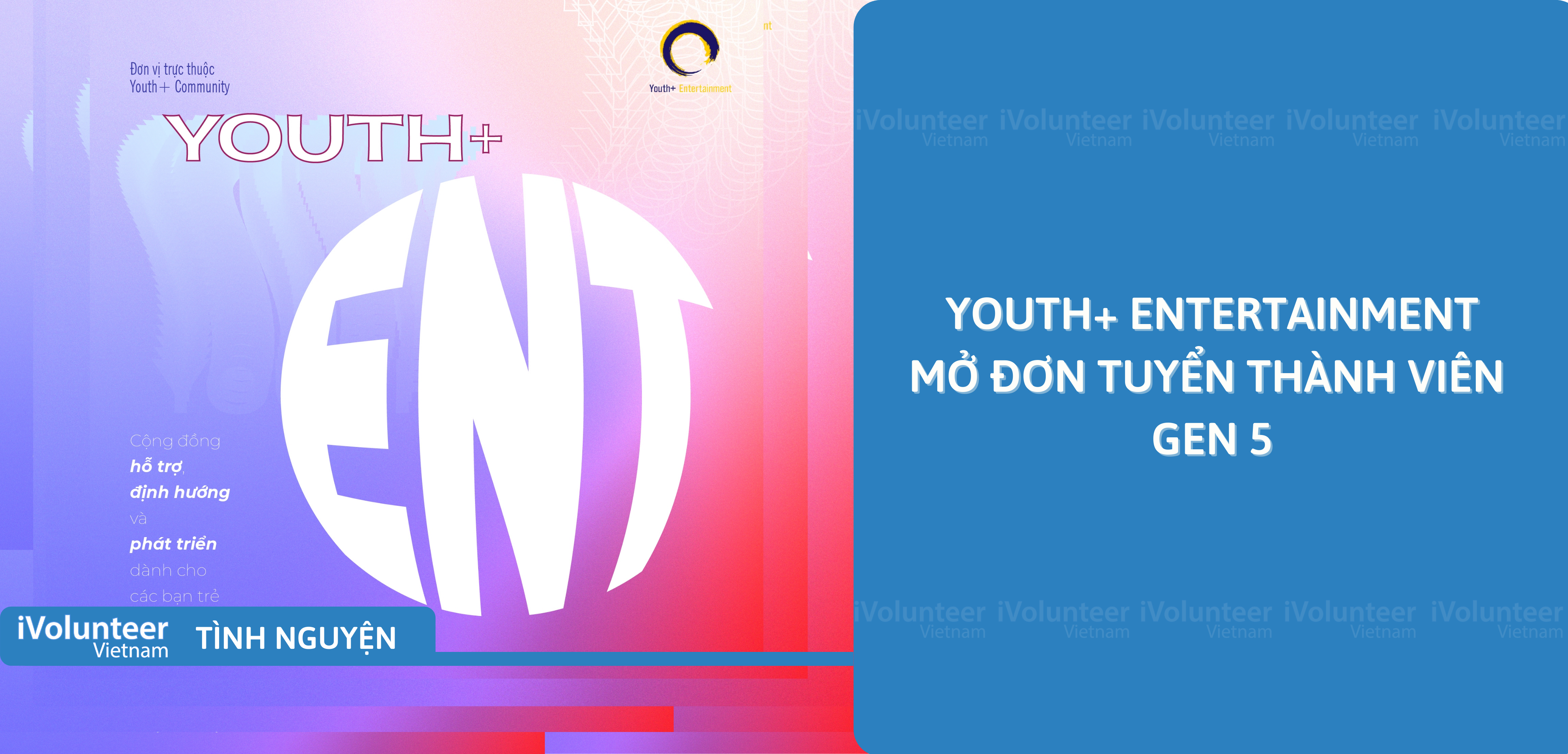 [HN] Youth+ Entertainment Mở Đơn Tuyển Thành Viên Gen 5