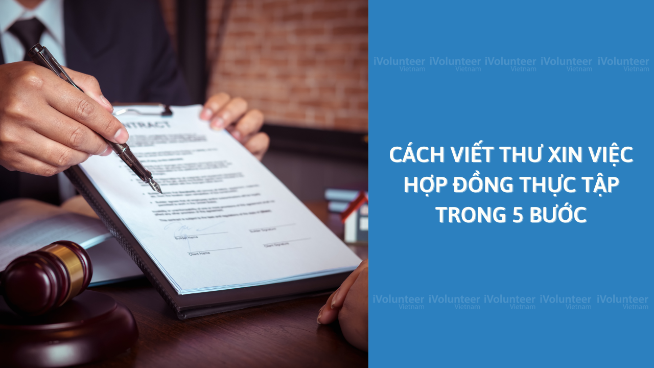 Cách Viết Thư Xin Việc Hợp Đồng Thực Tập Trong 5 Bước