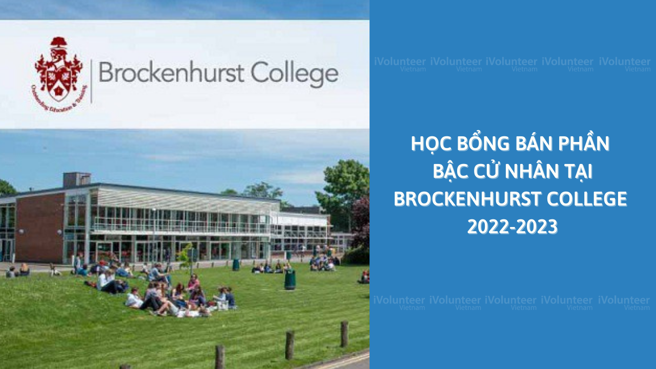 Học Bổng Bán Phần Bậc Cử Nhân Tại Brockenhurst College 2022-2023
