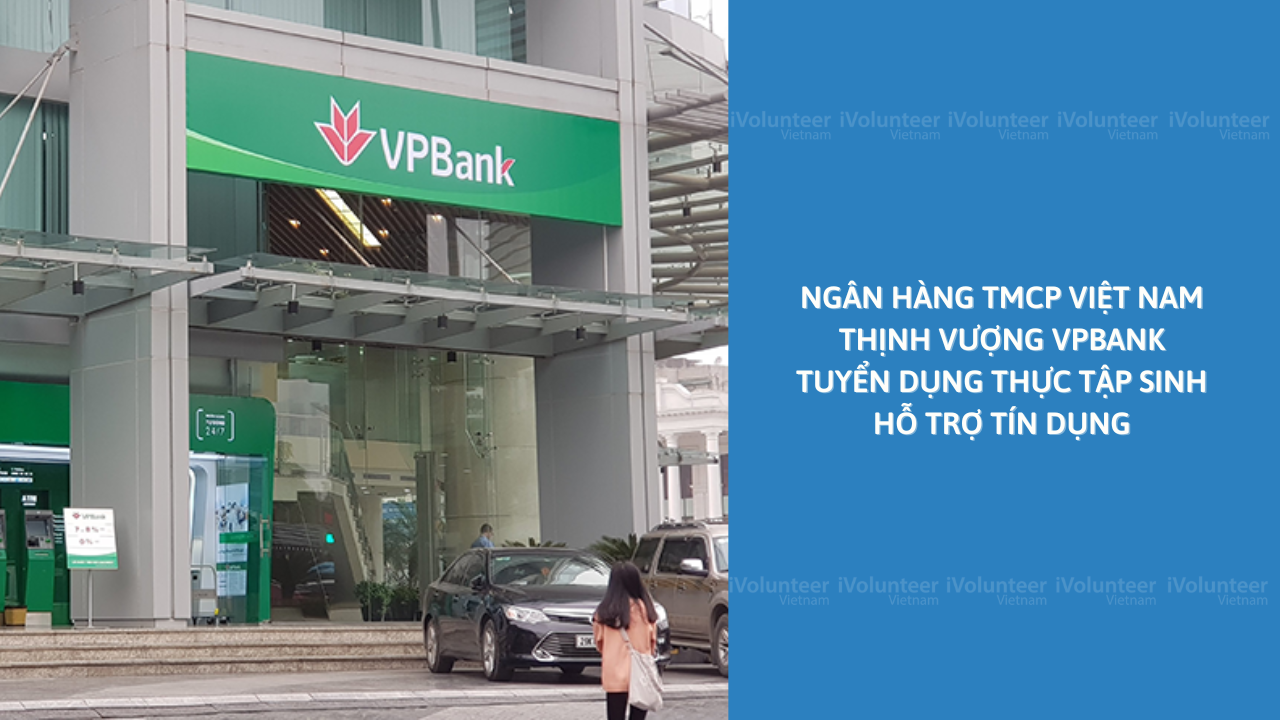 Ngân Hàng TMCP Việt Nam Thịnh Vượng VPBank Tuyển Dụng Thực Tập Sinh Hỗ Trợ Tín Dụng Với Nhiều Cơ Hội Hấp Dẫn