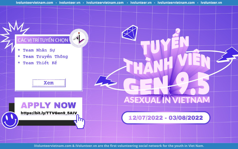 Tổ Chức Cộng Đồng Asexual In Vietnam Tuyển Dụng Thành Viên Gen 9.5