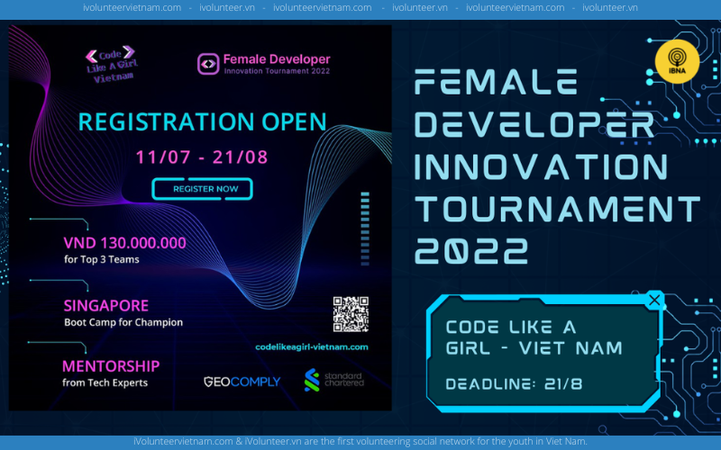 Đến Singapore Cùng Với Tổng Giải Thưởng Lên Đến 130 Triệu Đồng Dành Cho Các Nhà Lập Trình Nữ Khi Tham Gia Female Developer Innovation Tournament 2022