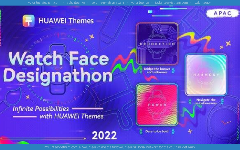 Với Tổng Giải Thưởng Lên Tới $17,500 Khi Tham Gia Cuộc Thi Thiết Kế Watch Face Designathon APAC 2022 Do Huawei Tổ Chức