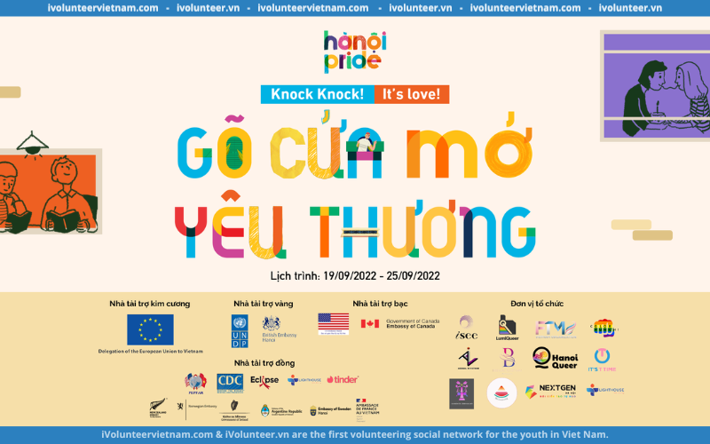 Hanoi Pride Tuyển 100 Tình Nguyện Viên Hỗ Trợ Sự Kiện 