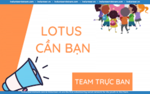 Thư Viện Lotus Community Tuyển Tình Nguyện Viên Team Trực Ban