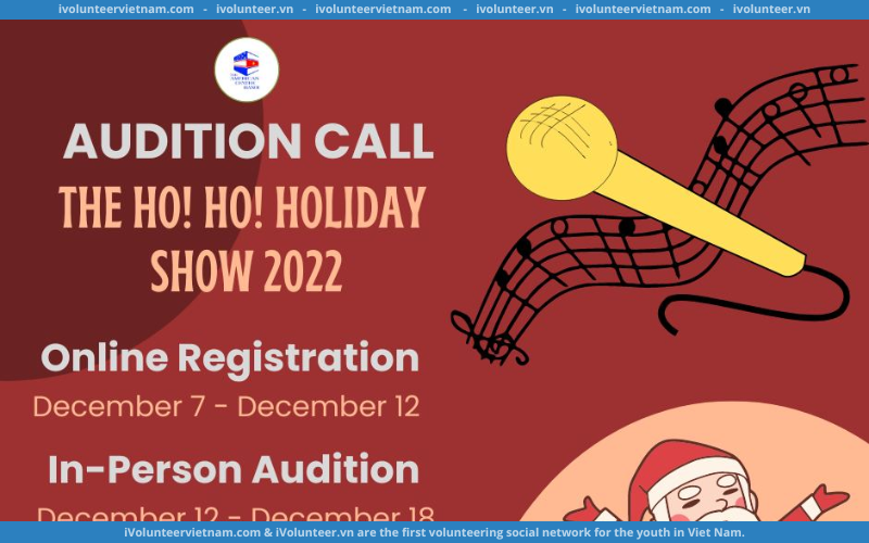 Đại Sứ Quán Hoa Kỳ Tại Hà Nội Mở Đơn Đăng Ký Cuộc Thi Âm Nhạc The Ho! Ho! Holiday Show 2022