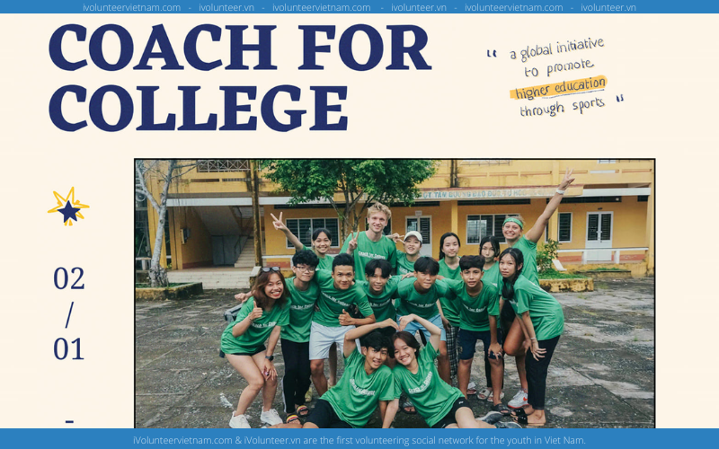 Chương Trình Coach For College Tuyển Tình Nguyện Viên Việt Nam 2023