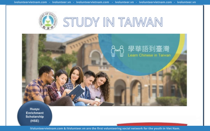 Học Bổng Toàn Phần Ngắn Hạn Của Chính Phủ Đài Loan Huayu Enrichment Scholarship 2023