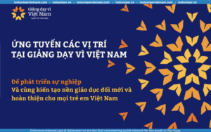 Tổ Chức Phi Lợi Nhuận ‘Giảng Dạy Vì Việt Nam’ Tuyển Dụng Thực Tập Sinh Truyền Thông