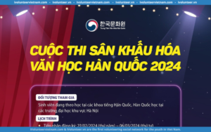 Trung Tâm Văn Hóa Hàn Quốc Tại Việt Nam Mở Đơn Đăng Ký Cho Cuộc Thi Sân Khấu Văn Hóa Hàn Quốc 2024