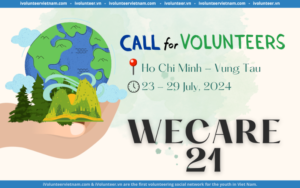 Tổ Chức YMCA Việt Nam Tuyển Dụng Tình Nguyện Viên Dự Án WeCare 21