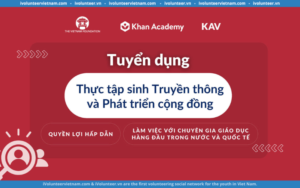 Tổ Chức The Vietnam Foundation Tuyển Dụng Thực Tập Sinh Truyền Thông Và Phát Triển Cộng Đồng