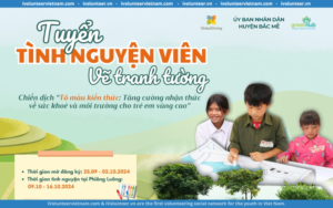 Trung Tâm Hỗ Trợ Phát Triển Xanh GreenHub Tuyển Dụng Tình Nguyện Viên Vẽ Tranh Tường