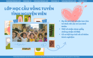 Dự Án Lớp Học Cầu Vồng Tuyển Tình Nguyện Viên Ban Sự Kiện/Truyền Thông