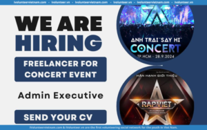 DATVIETVAC Tuyển Dụng ADMIN Cộng Tác Viên Cho Concert Event