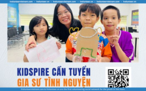 KIDSPIRE Việt Nam Tuyển Dụng Gia Sư Tình Nguyện