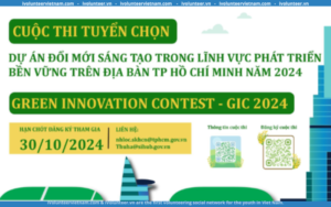 Cuộc Thi Green Innovation Contest – GIC 2024 Chính Thức Mở Đơn Đăng Ký