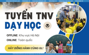 Guiding Light Tuyển Bổ Sung Tình Nguyện Viên Dạy Học Cho Trẻ Khó Khăn, Khiếm Thị Online &amp; Offline