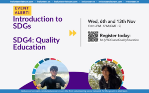 Workshop #MoversxSkillOurFuture Mở Đơn Đăng Ký: Khám Phá Mục Tiêu Phát Triển Bền Vững – SDGs và Tìm Hiểu SDG4: Giáo Dục Chất Lượng