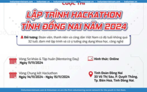 Cuộc Thi Lập Trình Hackathon Tỉnh Đồng Nai Năm 2024 – Bứt Phá Giới Hạn, Khai Phá Tiềm Năng Công Nghệ