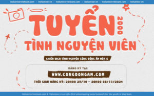 Chiến Dịch Tình Nguyện Cộng Đồng Ấm Tuyển 2000 Tình Nguyện Viên Mùa 6