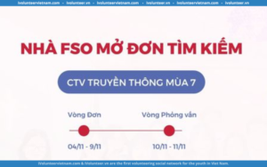 Câu Lạc Bộ Nhà Hùng Biện Tương Lai FSO Mở Đơn Tuyển Cộng Tác Viên Truyền Thông Mùa 7