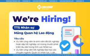 SUN GROUP Tuyển Dụng Thực Tập Sinh Nhân Sự (Mảng Quan Hệ Lao Động)