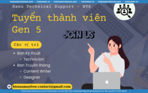 Hanu Technical Support Chính Thức Mở Đơn Tuyển Thành Viên Thế Hệ Thứ 5